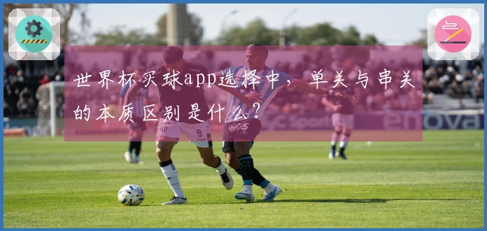 世界杯买球app选择中,单关与串关的本质区别是什么?